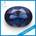 High quality low price per carat oval shape blue sapphire